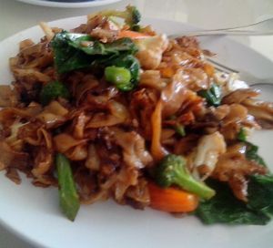 Pad Se Eiw at Green Palace Thai Vegetarian in Cabramatta