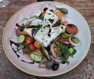 Greek Salad at The Fig & Olive in Douglas