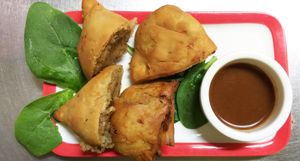 Veg Samosa at Luniva MoMo in Armidale