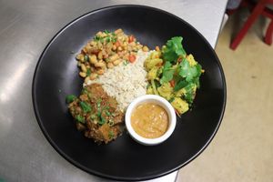 Veg Traditional Newari Set  at Luniva MoMo in Armidale