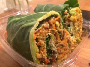 Collard Wrap at Fruitive in Virginia Beach