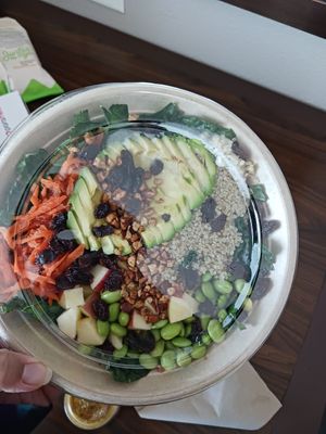 I really enjoyed the food here. Everything was flavorful and fresh. There menu was great for people who eat raw vegan or high raw. at Fruitive in Virginia Beach