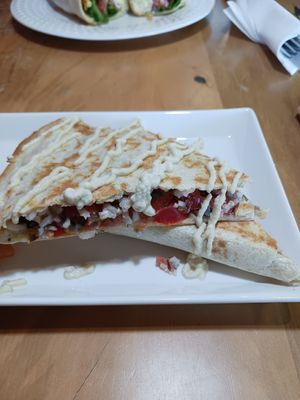 Fruitive's quesadilla was flavorful and healthy! at Fruitive in Virginia Beach