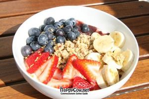 The superberry bowls are an incredible meal and dessert in one. at Fruitive in Virginia Beach