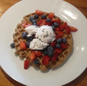waffle at Fruitive in Virginia Beach