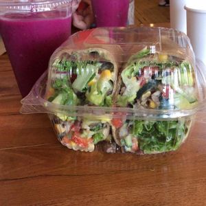 Southwest Wrap and Dragon Berry Smoothie at Fruitive in Virginia Beach