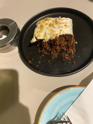 Vegan carrot cake  at To Kafe Tis Chrysanthi's in Larnaca