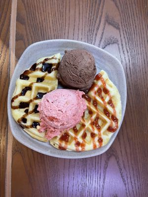Double waffles  at Thanh Glado in Ho Chi Minh City