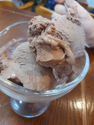Double chocolate vegan icecream at Thanh Glado in Ho Chi Minh City