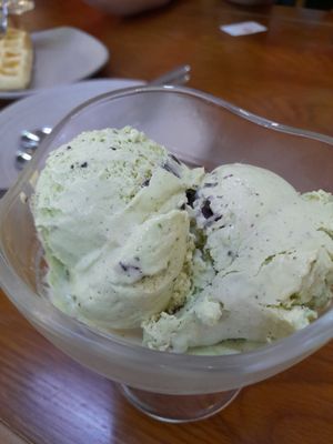 New. Vegan mint choc chip at Thanh Glado in Ho Chi Minh City