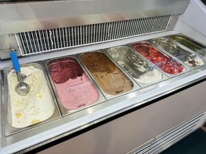 A selection of 7 flavours   at Thanh Glado in Ho Chi Minh City