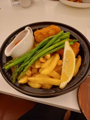 Tofu and chips at Barista & Co - Westgate Mall in Nairobi