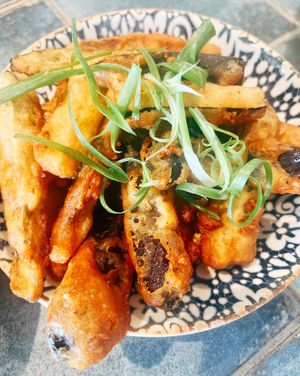 Eggplant Tempura   at Little Pearl in Manly