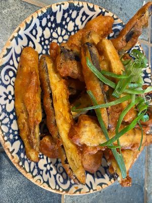 Eggplant Tofuu  at Little Pearl in Manly