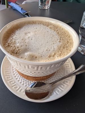 Haferkaffee at das retro. in Kiel