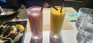 Rose Lassi, Mango Lassi (Photo by Catherine Cheng) at Woodlands - Wan Chai in Hong Kong Island