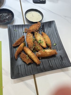 Fried idly   at Woodlands - Wan Chai in Hong Kong Island