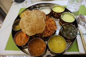 Woodlands Special Thali.  at Woodlands - Wan Chai in Hong Kong Island