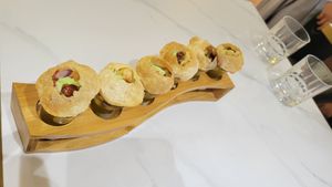 Pani puri at Woodlands - Wan Chai in Hong Kong Island