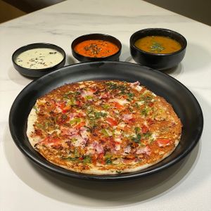 MIxed Uttappam - Vegan at Woodlands - Wan Chai in Hong Kong Island