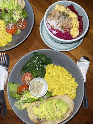 Our options   at Coffee & Thyme in 