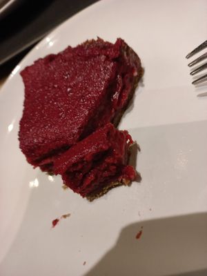 Sour cherry pie at Paradise Food in Belgrade