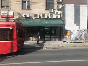 Paradise from across the road!  at Paradise Food in Belgrade