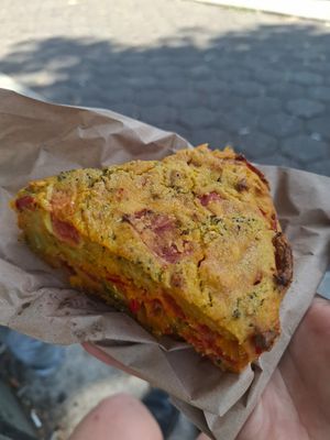 Quiche at Paradise Food in Belgrade