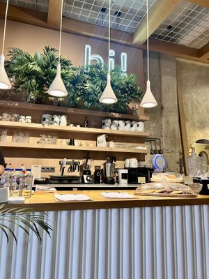 inside  at Proje Cafe in Istanbul