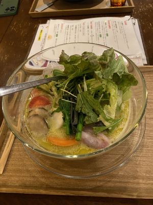 tried the other option (can’t recommend because it’s basically salad with noodles in north)  at Mitsukabozuhonten - みつか坊主 in Osaka