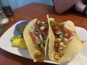 Veggie tacos  #Veganuary at La Casita in Chiang Mai