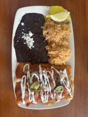 Vegan Enchiladas  at La Casita in Chiang Mai