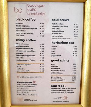  at Boutique Café Annabelle in Vienna