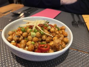 Chickpeas   at Giggling Squid in Maidstone