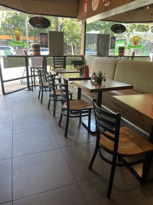 Inside  at Tera V Burger in Vancouver