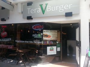 outside view at Tera V Burger in Vancouver