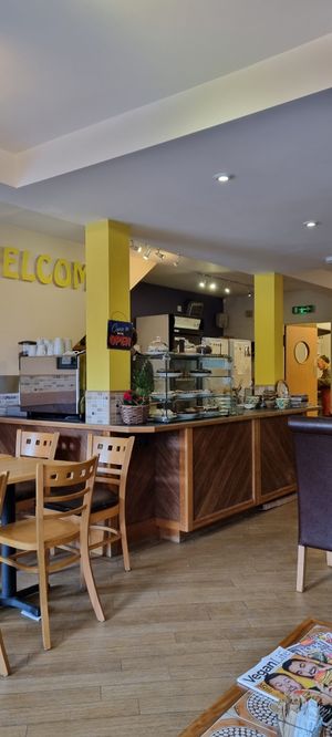 Counter at No Meating Place in Rugby