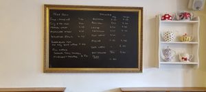 Menu at No Meating Place in Rugby