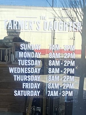  at The Farmer's Daughter in Sudbury