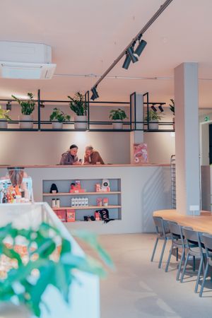 seating at Brammibal's Donuts - Schanzenviertel in Hamburg
