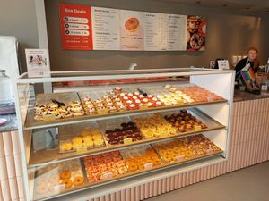 Choice of donuts in August 2023 at Brammibal's Donuts - Schanzenviertel in Hamburg