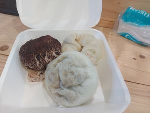 3 buns for 101 baht at Little Bao in Chiang Mai