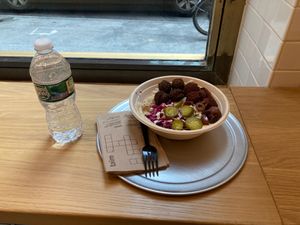 Felafel bowl at Taïm - 56th St in New York City
