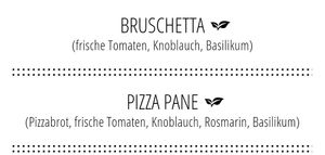 Vegan at L'Osteria in Oberhausen