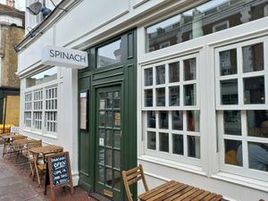 Outside at Spinach - Crystal Palace in South East London