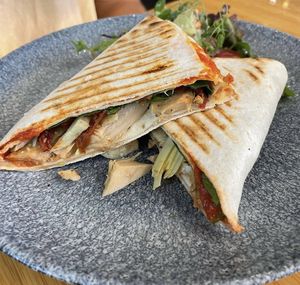 Tomato vg chicken wrap  at Newport Market and Deli in Cape Town