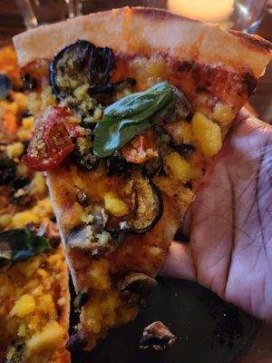 Plant power pizza at Tiger's Milk Camps Bay in Cape Town