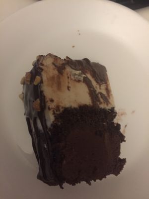 Peanut butter mud pie cake  at FoMu in Allston