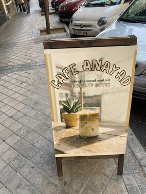  at Café Anayad in Madrid