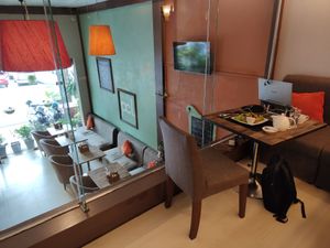 2 floors cafe at Common Grounds Cafe in Siem Reap